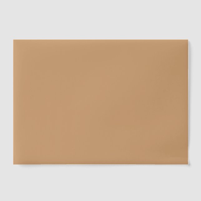 Warm Sand Custom Vellum Overlay Invitations (Front)