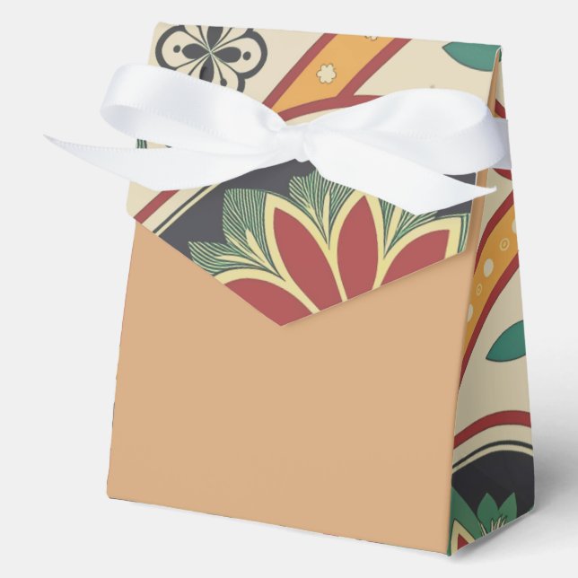 Warm Sand Favour Box – Customisable Gift Packaging (Front)