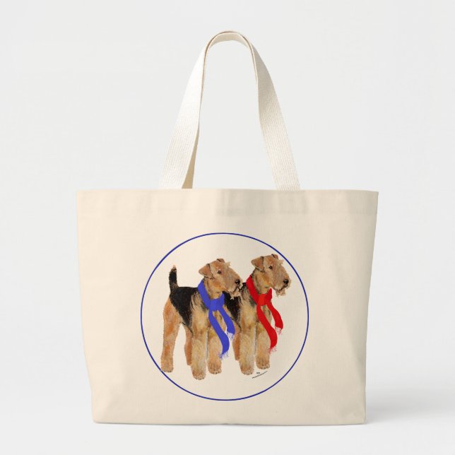 Warm Scarves Large Tote Bag (Front)