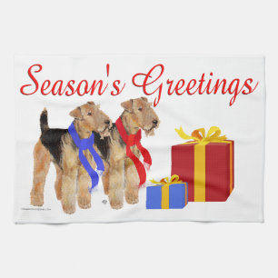 Warm Scarves Tea Towel