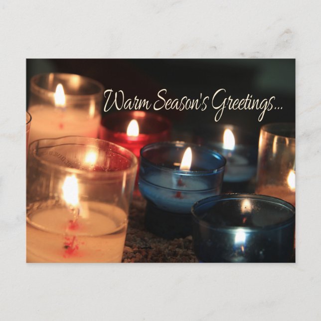Warm Season's Greetings... Holiday Postcard (Front)