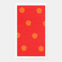 Warm shade polka dots Paper Napkin