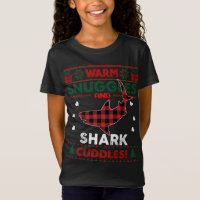 Warm Snuggles Shark Lovers Xmas Ugly Shark Christm
