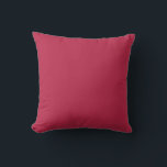 Warm Solid Magenta Cushion<br><div class="desc">WARM AND VIBRANT COLOR
A deep colour that conveys power and intimacy.</div>