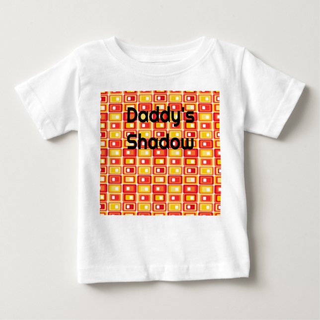 Warm Stacked Rectangles  Baby T-Shirt (Front)