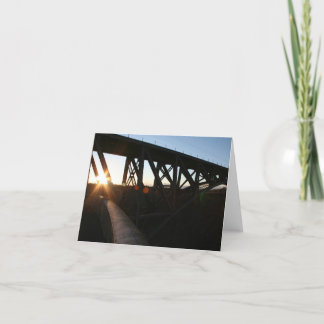 Warm Steel Cold Day Card