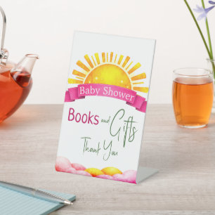 Warm Sun Books Drop Off Table Sign