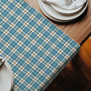 Warm Tartan Table Runner Perfect for Family Meals