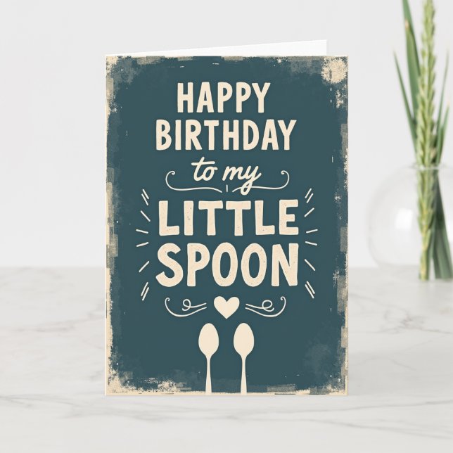Warm Textured Birthday Card (Front)