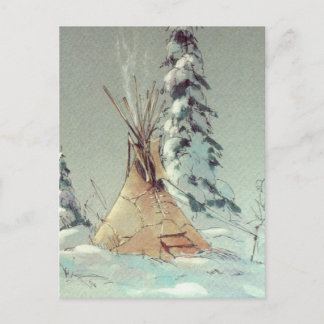 WARM TIPI by SHARON SHARPE Postcard