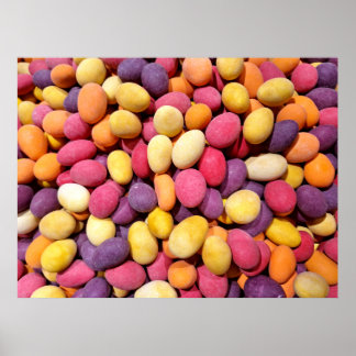 Warm-toned Mixed Candies Poster