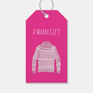 Warm Ugly Christmas Sweater Gift Tags