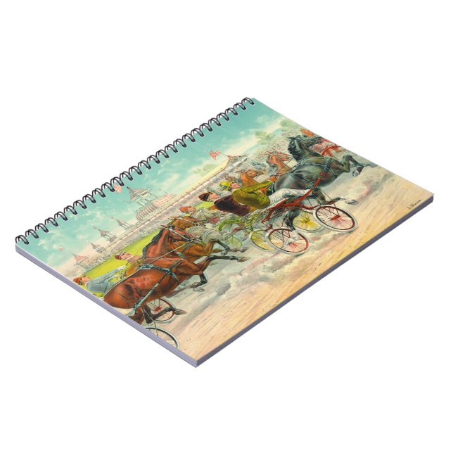 Warm-Up Lap 1893 Spiral Notebook (Left Side)