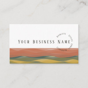 Warm Waves Business Card3 Business Card
