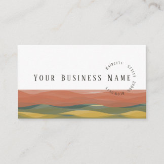 Warm Waves Business Card3 Business Card