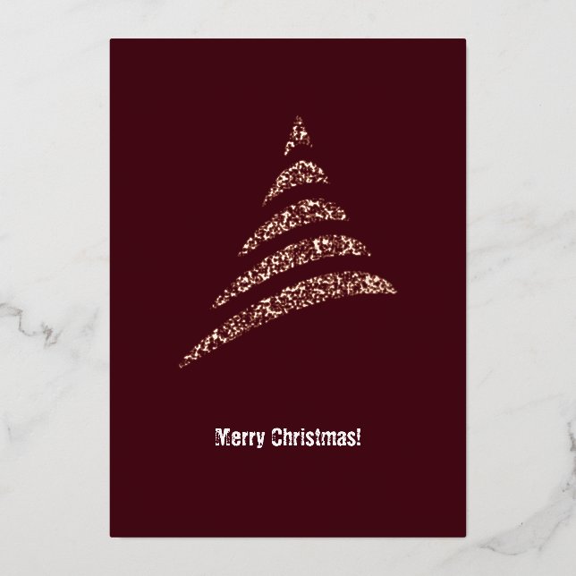 Warm White Corporate Christmas Tree (Front)