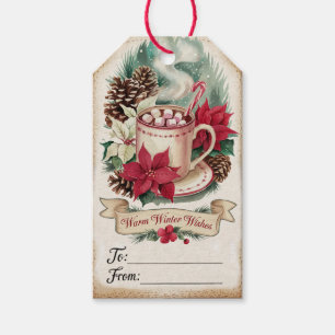Warm Winter Wishes Gift Tags