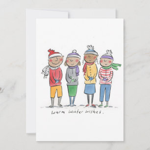 Warm Winter Wishes Invitation