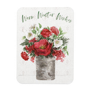 Warm Winter Wishes Magnet