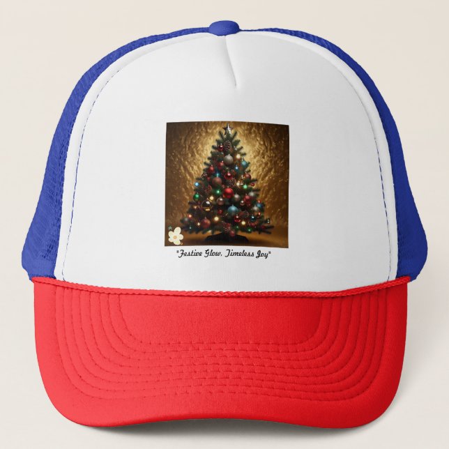 "Warm Winter Wishes" Trucker Hat (Front)