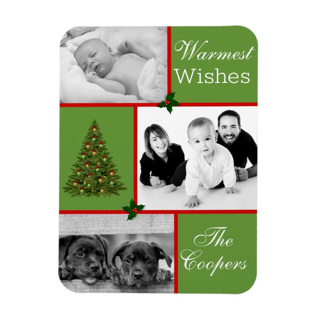 Warm Wishes and Mistletoe Magnet (Vertical)