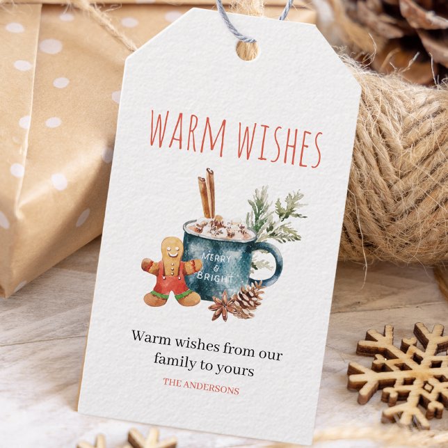 Warm Wishes | Christmas  Gift Tags (Creator Uploaded)