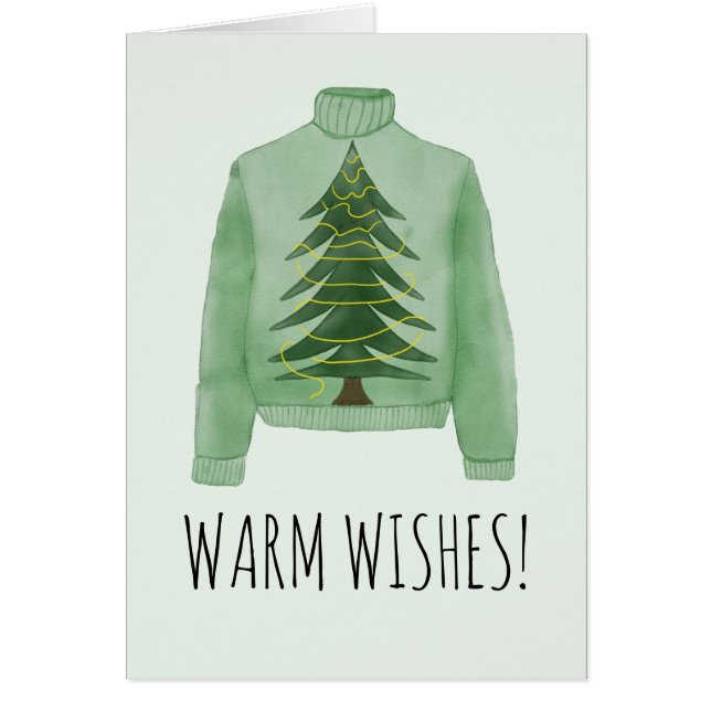 Warm Wishes Christmas Sweater (Front)