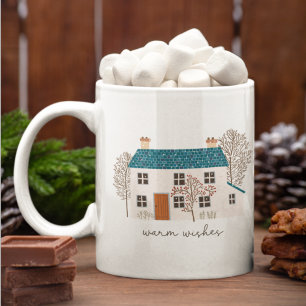 Warm Wishes Cosy Holiday Home Christmas Coffee Mug