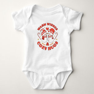 Warm Wishes  & Cozy Hugs Baby Bodysuit