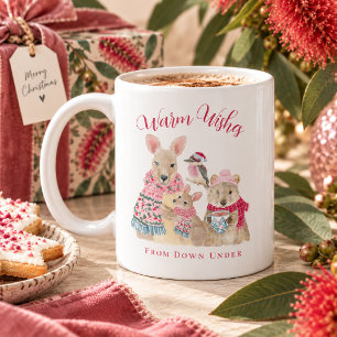 Warm Wishes From Down Under Aussie Christmas Coffee Mug