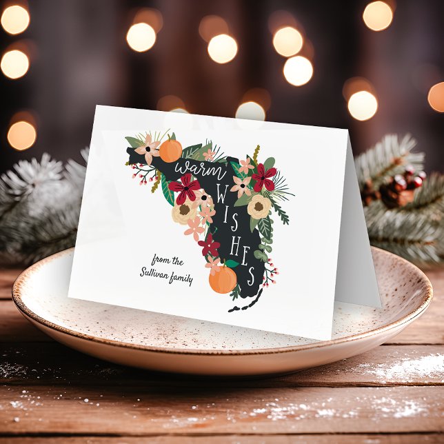 Warm Wishes From Florida Holiday Card (Creator Uploaded)