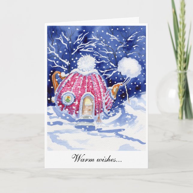 "Warm Wishes" Holiday Card (Front)