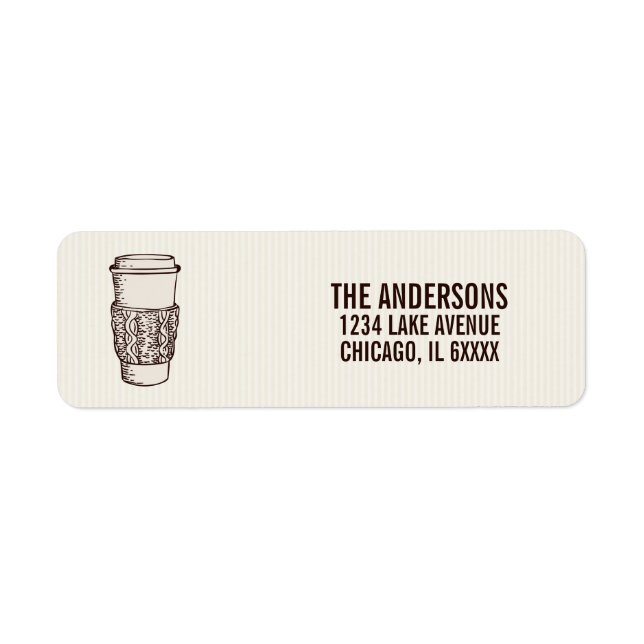 Warm Wishes Holiday Essentials Address Label (Front)