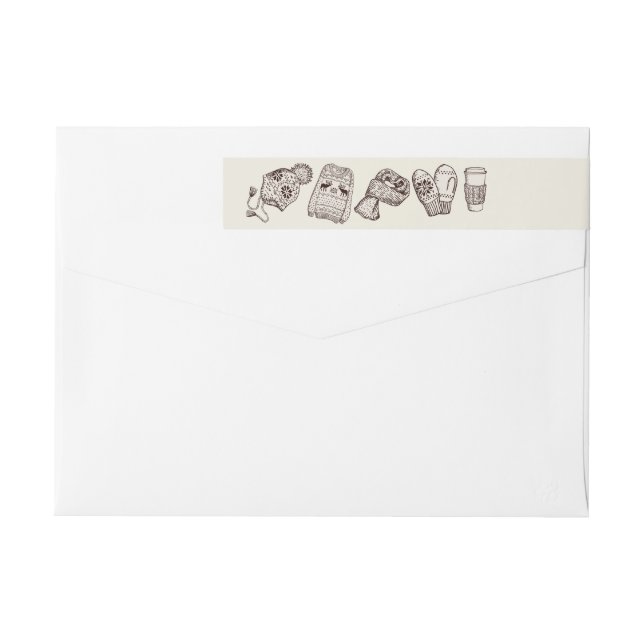 Warm Wishes Holiday Essentials Address Label (Back)