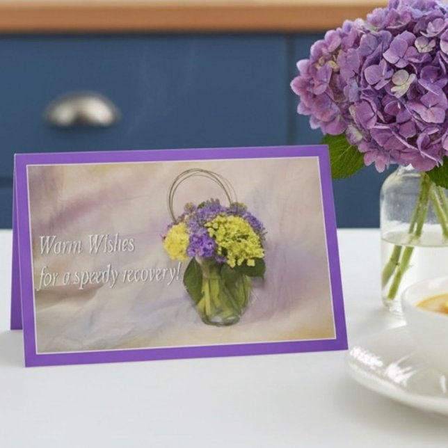 Warm Wishes On Your Surgery Recovery Hydrangeas Card (Creator Uploaded)