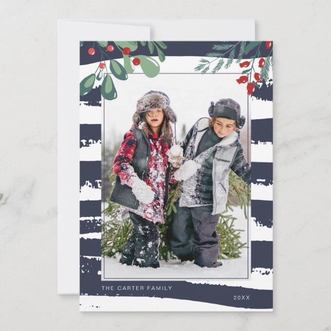 Warm Wishes | Photo Holiday Card (Front)