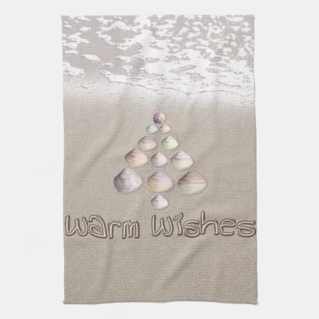 Warm Wishes Tea Towel (Vertical)