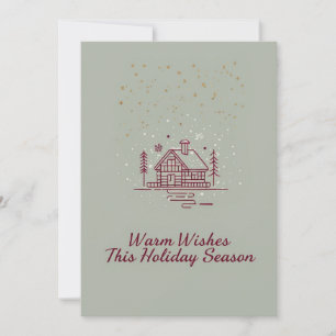 Warm Wishes This Holiday Season Card
