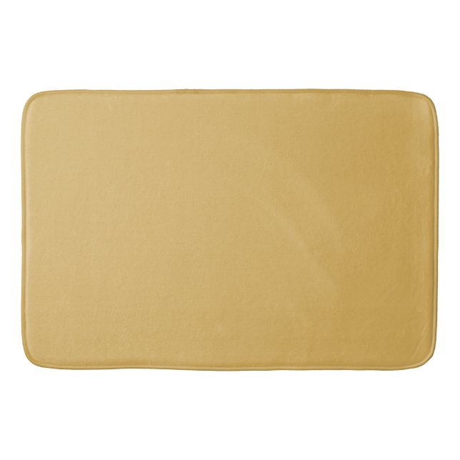 Warm Yellow Bath Mat (Front)