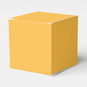 Warm Yellow Favour Box