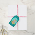 Warmest wishes - Christmas reindeer gift tags<br><div class="desc">Get those adorable personalised gifts tags to mark your Holiday presents so they don't get mixed up . It shows a cute reindeer enjoying his coffee . I think he needs it , because somehow some Christmas lights got entangled in his antlers ! The template allows you to easily add...</div>