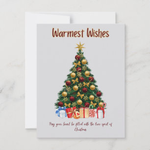 Warmest Wishes this Christmas Season Holiday Card