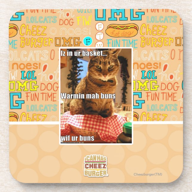 Warmin mah buns coaster (Front)