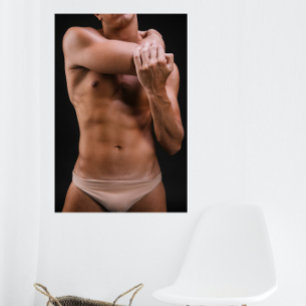 Warming Up Hot Guy Poster