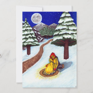 "Warmth in Winter" Holiday Card with Envelope
