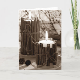 WARMTH, JOY, LOVE AT CHRISTMAS HOLIDAY CARD