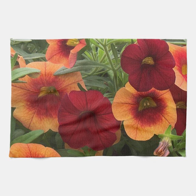 Warmth Of The Sun Floral Tea Towel (Horizontal)