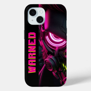 Warned in Neon: Bold Trendy Phone Case/iPhone 15 iPhone 15 Case