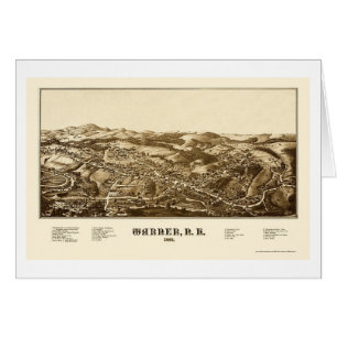 Warner, NH Panoramic Map - 1887