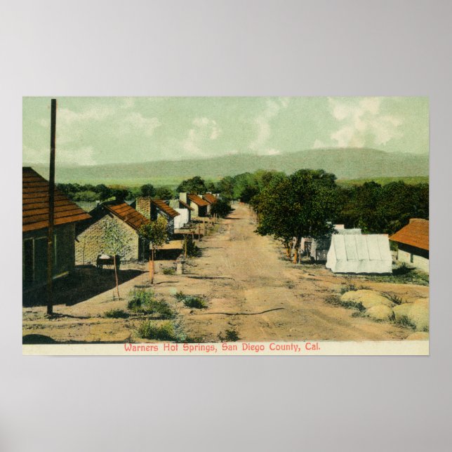 Warners Hot Springs ViewSan Diego County, CA Poster (Front)